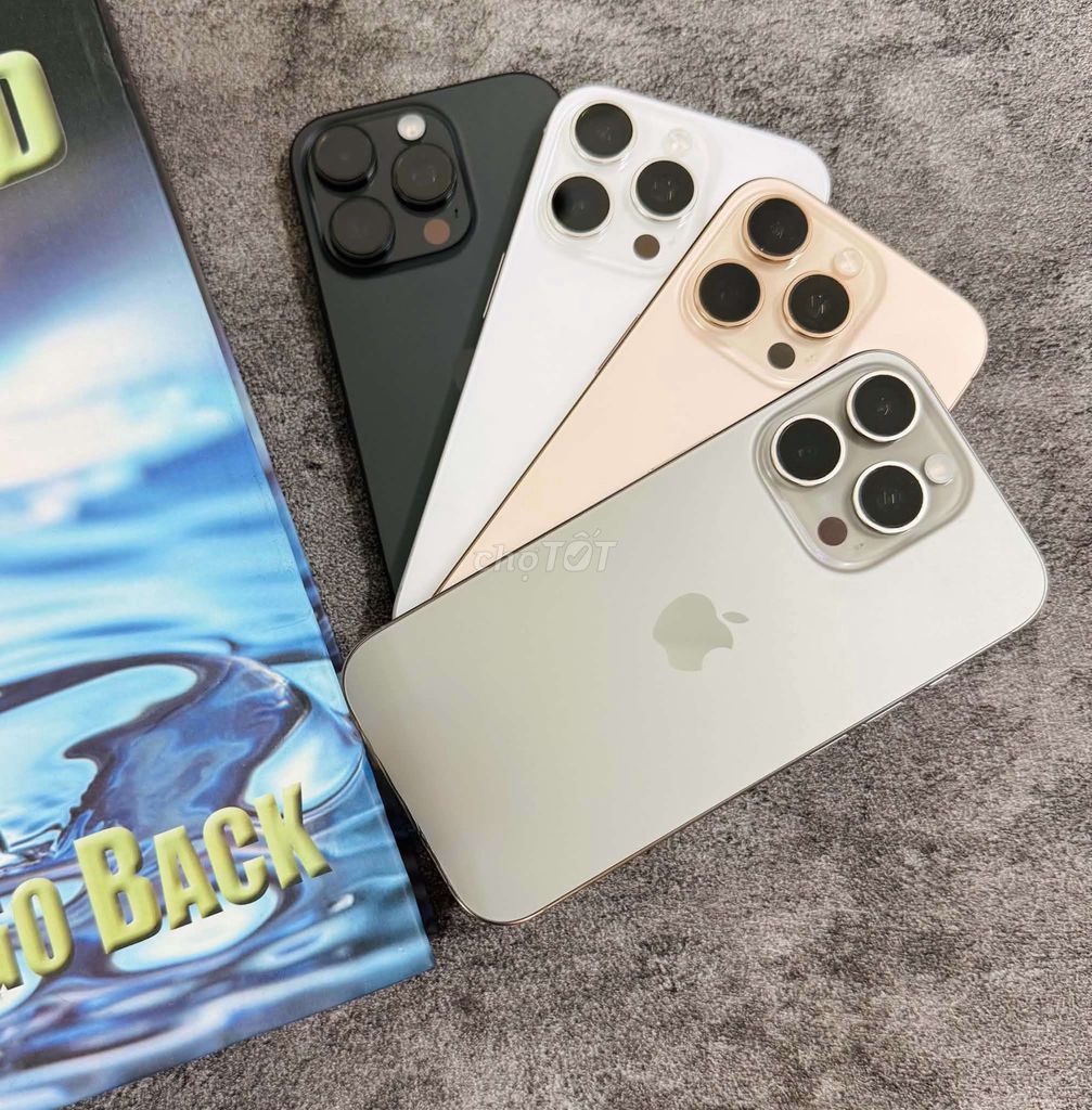 Điện thoại iPhone 16 pro quốc tế đủ màu có góp nợ xấu