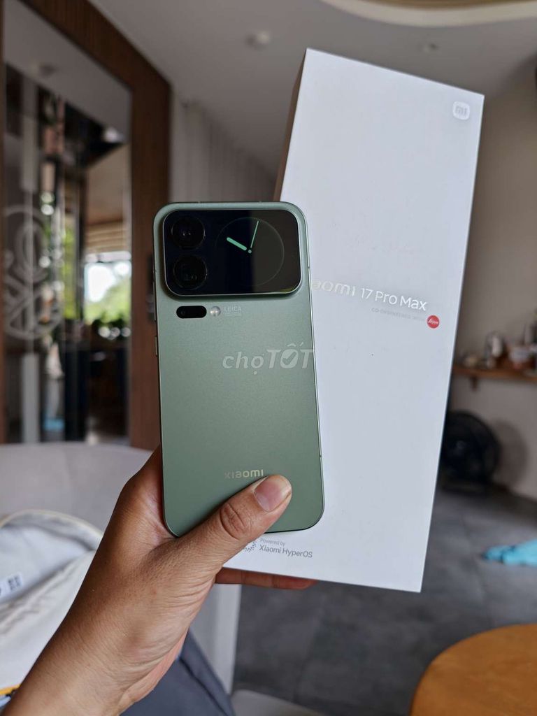 Điện thoại Xiaomi 17 Pro Max 12GB/512GB Xanh Nội địa Fullbox