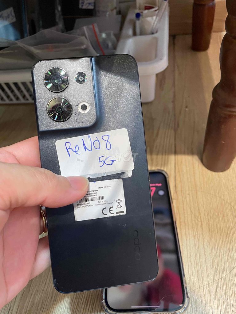 Điện thoại OPPO Reno8 5G 256GB Đen