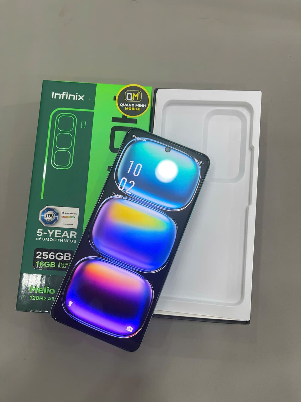 Điện thoại Infinix Hot 50 (8GB/256GB) – Xanh Lá – Fullbox