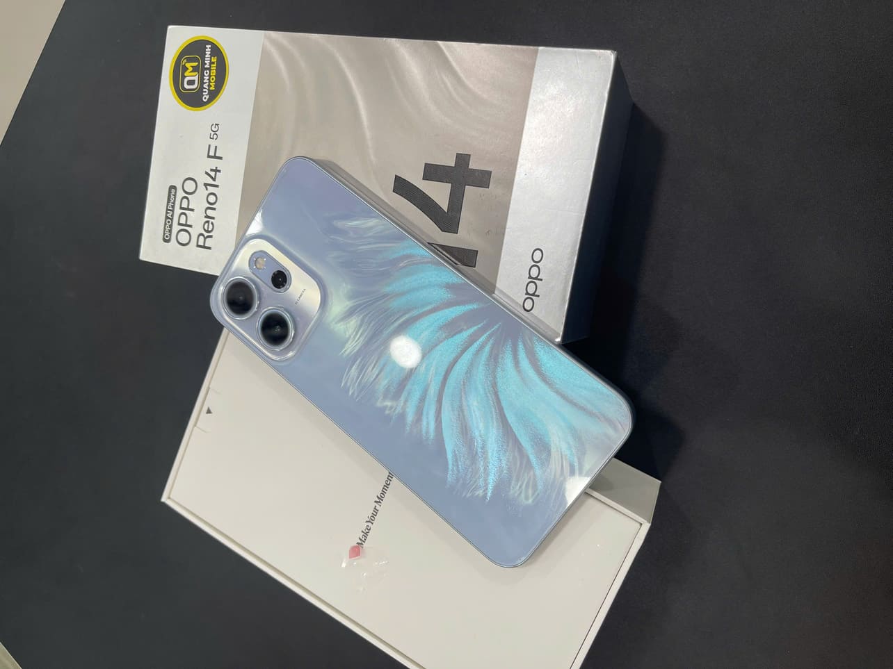 Điện thoại Oppo 14F 5G (12GB/256GB) – Xanh Dương – Fullbox 98%