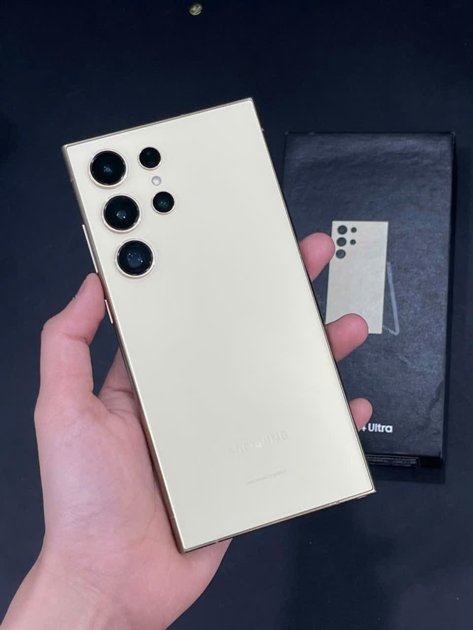 Điện thoại Samsung S24 Ultra Titanium Yellow Chính Hãng VN – Fullbox 98.5%