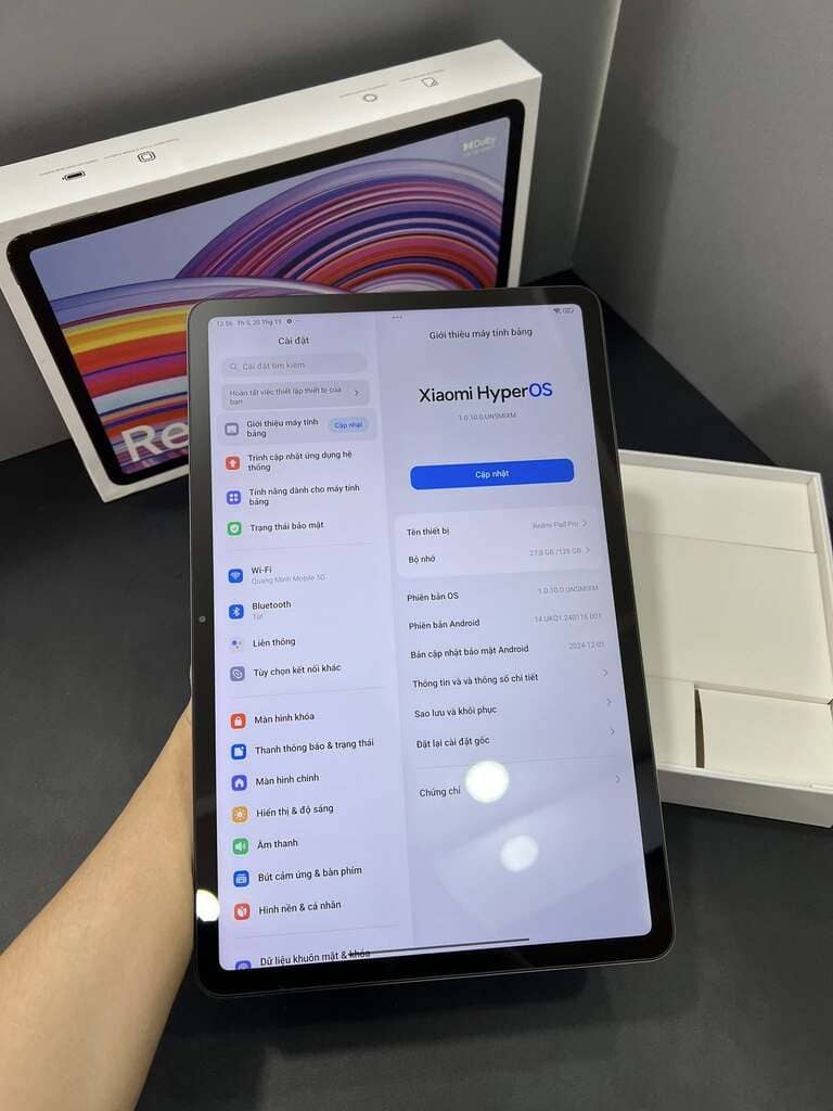 Điện thoại Xiaomi Redmi Pad Pro wifi 6GB 128GB Grey – Cũ Đẹp 99%